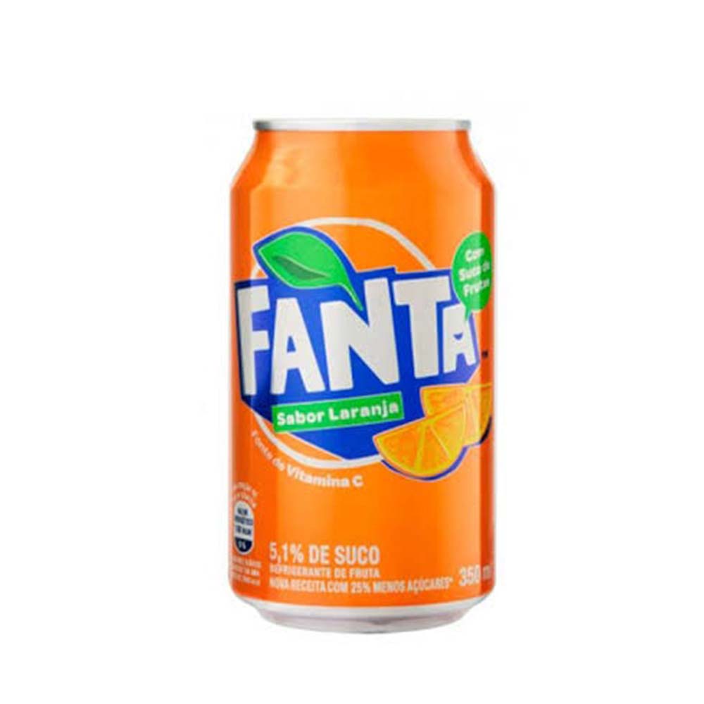Fanta Laranja Lata 350ml