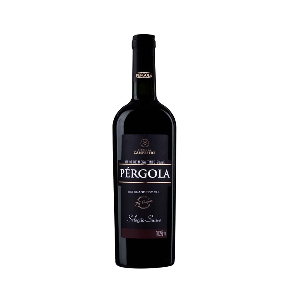 Vinho Pergola Tinto Suave 1L